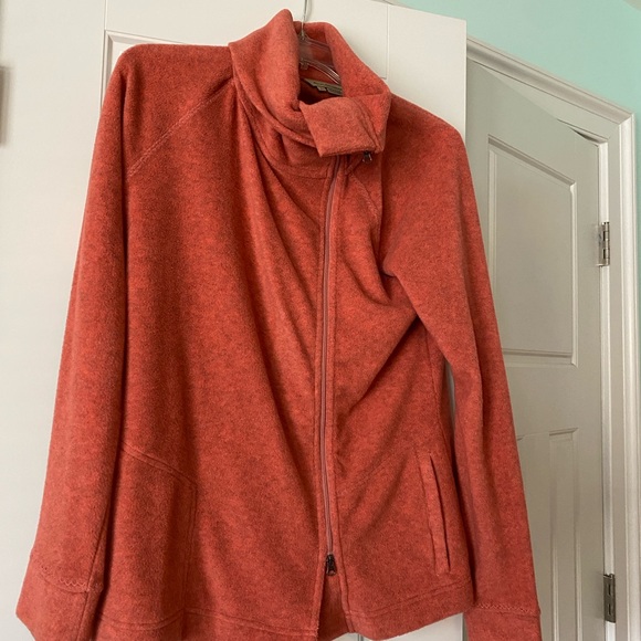 Royal Robbins Jackets & Blazers - Royal Robbins Coral Heather Fleece Zip Jacket